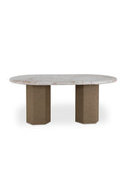 Modern European furniture - Jute-Wrapped Base Dining Table - www.oroa.com