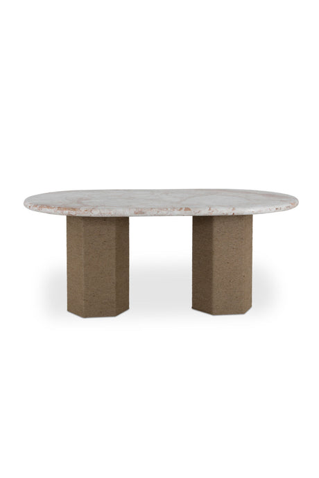 Modern European furniture - Jute-Wrapped Base Dining Table - www.oroa.com