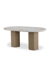 Modern European furniture - Jute-Wrapped Base Dining Table - www.oroa.com