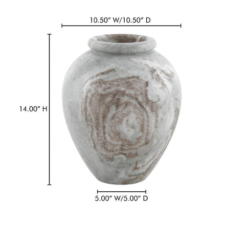 Modern European furniture - Torrento Marble Vase - www.oroa.com
