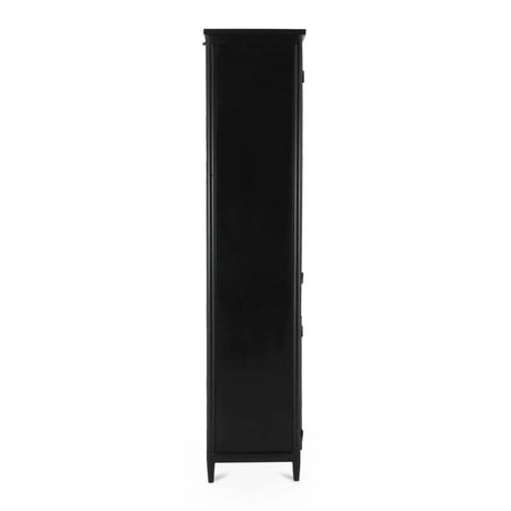 Black Metal 4-Door Tall Cabinet | Novi Living Henry