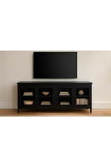 Modern European furniture - Natural Oak Rectangular Media Unit - www.oroa.com