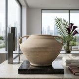 Beige Terracotta Classic Vase | Novi Living Terre