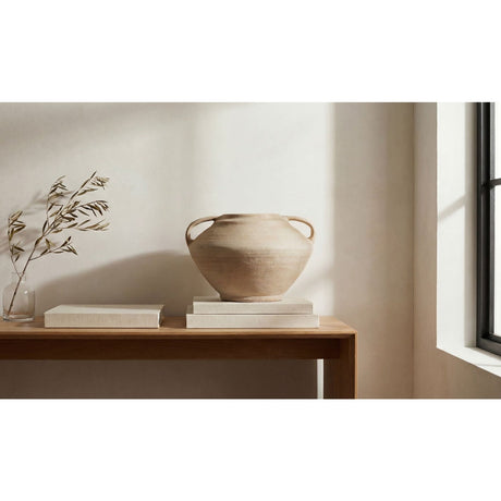 Beige Terracotta Classic Vase | Novi Living Terre