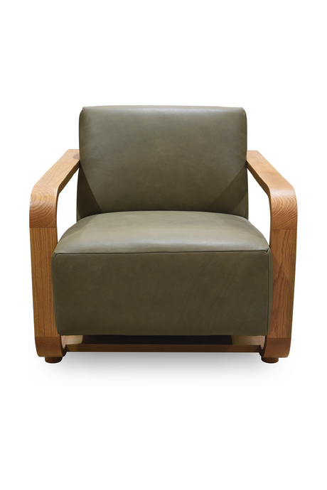 Modern European furniture - Oak Framed Lounge Chair - www.oroa.com