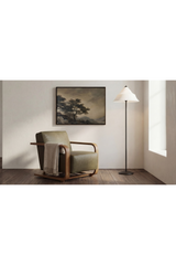 Modern European furniture - Oak Framed Lounge Chair - www.oroa.com
