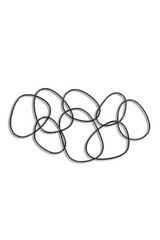 Modern European furniture - Interlocking Bronze Ring Wall Decor - www.oroa.com