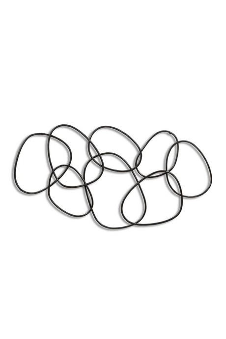Modern European furniture - Interlocking Bronze Ring Wall Decor - www.oroa.com
