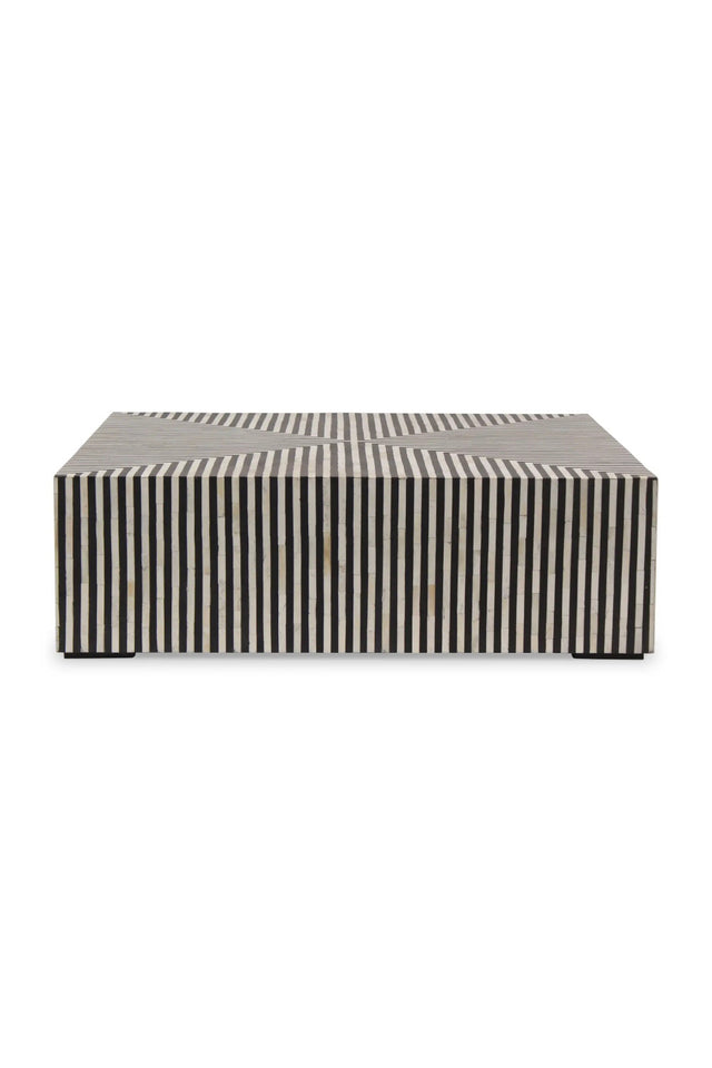 Modern European furniture - Black & White Bone Coffee Table - www.oroa.com