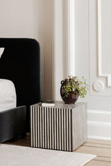 Modern European furniture - Black & White Bone Side Table - www.oroa.com