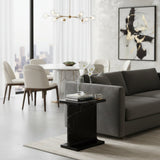 Modern European furniture - Marble I-Beam Accent Table - www.oroa.com
