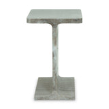 Modern European furniture - Marble I-Beam Accent Table - www.oroa.com