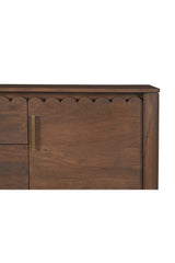 Modern European furniture - Scalloped Edge 3-Drawer Sideboard - www.oroa.com