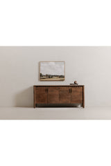 Scalloped Edge 4-Door Sideboard | Novi Living Wiley - www.oroa.com