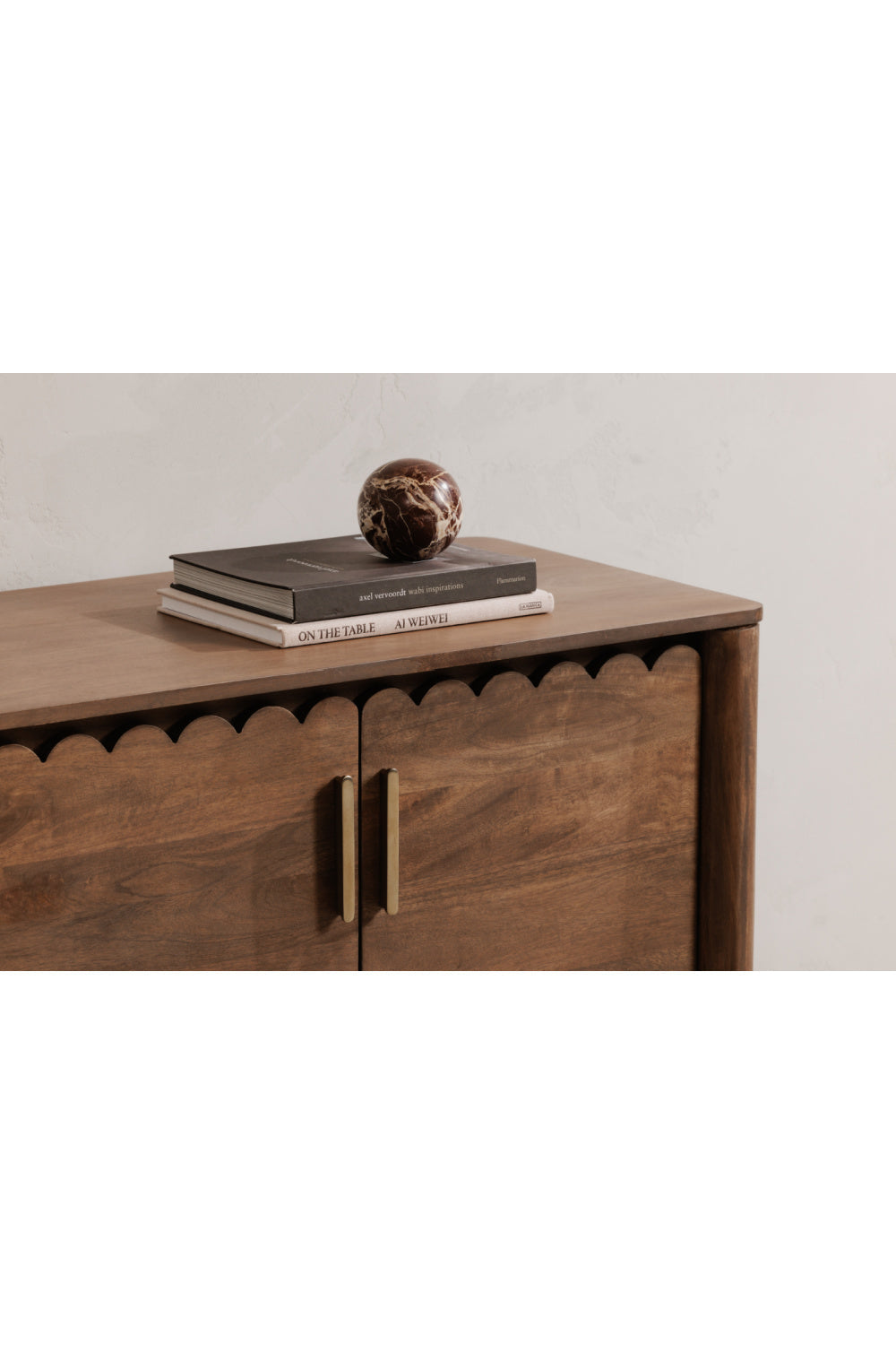 Scalloped Edge 4-Door Sideboard | Novi Living Wiley - www.oroa.com