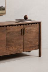 Scalloped Edge 4-Door Sideboard | Novi Living Wiley - www.oroa.com
