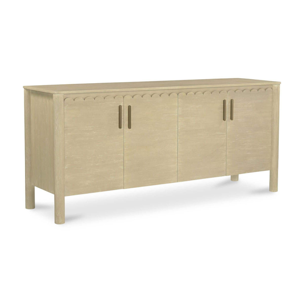 Scalloped Edge 4-Door Sideboard | Novi Living Wiley - www.oroa.com