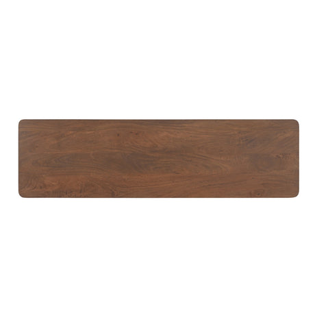 Modern European furniture - Wooden Scalloped 2-Drawer Console Table - www.oroa.com