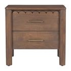 Scalloped-Edge 2-Drawer Nightstand | Novi Living Wiley  - www.oroa.com