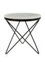 Modern European furniture - Round Marble Side Table - www.oroa.com