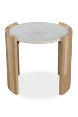 Modern European furniture - White Oak Round Side Table - www.oroa.com