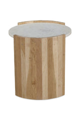 Modern European furniture - White Oak Round Side Table - www.oroa.com