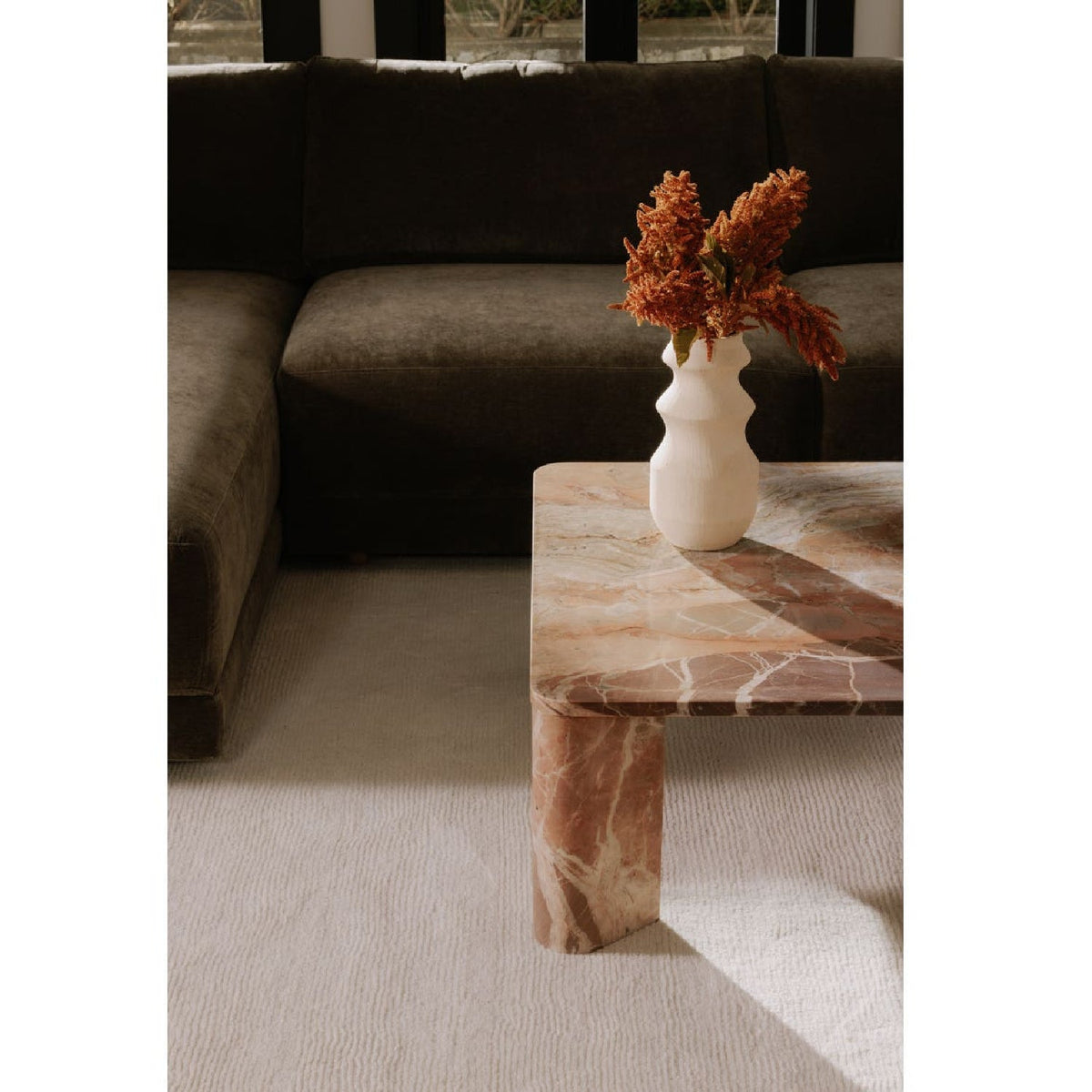 Modern European furniture - Solid Marble Coffee Table - www.oroa.com