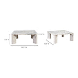 Modern European furniture - Solid Marble Coffee Table - www.oroa.com