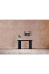 Modern European furniture - Black Acacia Console Table - www.oroa.com