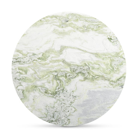 Modern European furniture - Round Gray Marble Accent Table - www.oroa.com