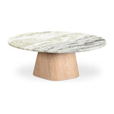 Round Marble Coffee Table | Novi Living Evelyn
