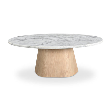 Round Marble Coffee Table | Novi Living Evelyn - www.oroa.com