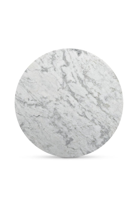 Modern European furniture - Round White Marble Coffee Table - www.oroa.com
