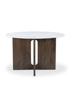 Modern European furniture - Cross-Base Round Dining Table - www.oroa.com