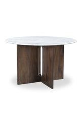 Modern European furniture - Cross-Base Round Dining Table - www.oroa.com