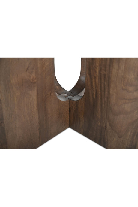 Modern European furniture - Cross-Base Round Dining Table - www.oroa.com