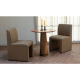 Modern European furniture - Round Marble Pedestal Coffee Table - www.oroa.com