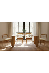 Modern European furniture - Minimalist Rectangular Dining Table - www.oroa.com