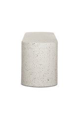 Modern European furniture - White Terrazzo Outdoor Bench - www.oroa.com
