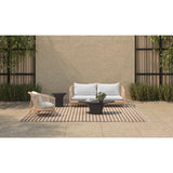 Modern European furniture - Black Concrete Outdoor Coffee Table - www.oroa.com