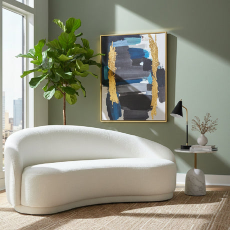 Curved Boucle Sofa | Novi Living Excelsior - www.oroa.com