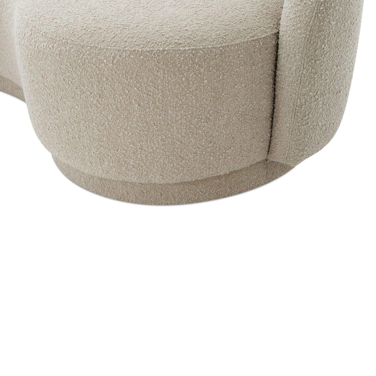 Curved Boucle Sofa | Novi Living Excelsior - www.oroa.com