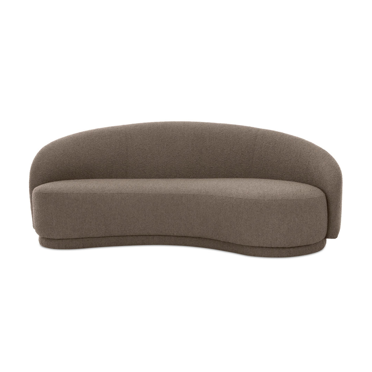 Curved Boucle Sofa | Novi Living Excelsior