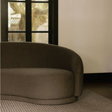 Curved Boucle Sofa | Novi Living Excelsior - www.oroa.com