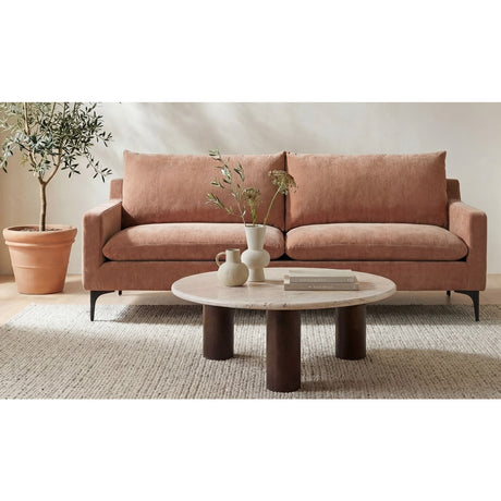Modern European furniture - Angled Back Minimalist Sofa - www.oroa.com