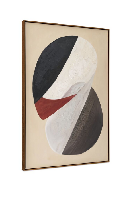 Modern European furniture - Muted Tone Framed Painting - www.oroa.com