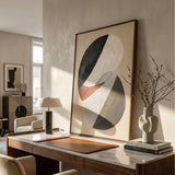 Modern European furniture - Muted Tone Framed Painting - www.oroa.com
