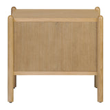 Modern European furniture - Oak Veneer 1-Drawer Nightstand - www.oroa.com