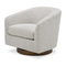 Modern European furniture - Curved Swivel Accent Chair - www.oroa.com