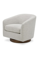 Modern European furniture - Curved Swivel Accent Chair - www.oroa.com